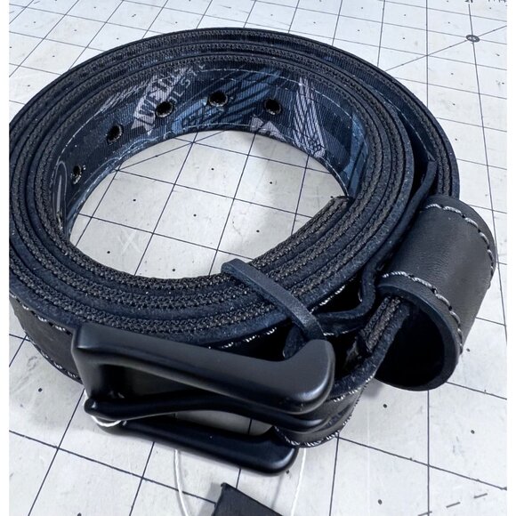 We The People Other - Independence Leather Gun Belt Scuba Nylon Black Leather “We the People”  Sz. 40